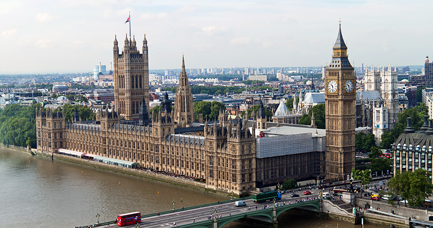 Bilde av parliamentet i London