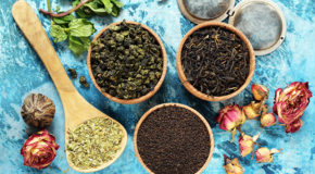 Oversiktsbilde over flere ulike tetyper